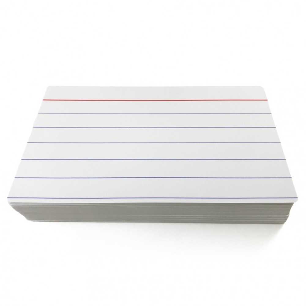 Blank: Dry Erase Index Cards 3"X5" (48)
