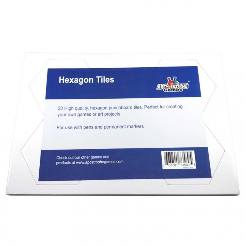 Blank: Hexagon Tiles 79 X 93mm (20)