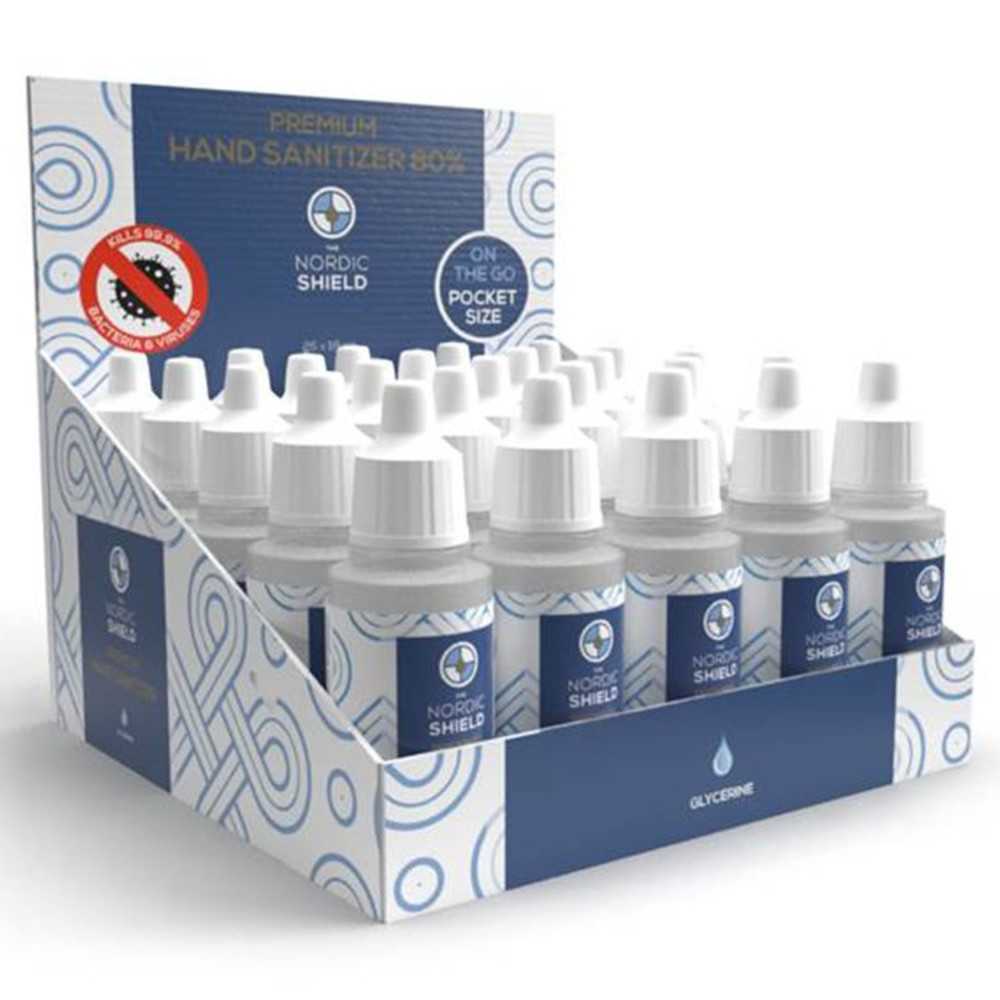 Nordic Shield Hand Sanitizer Display(25)