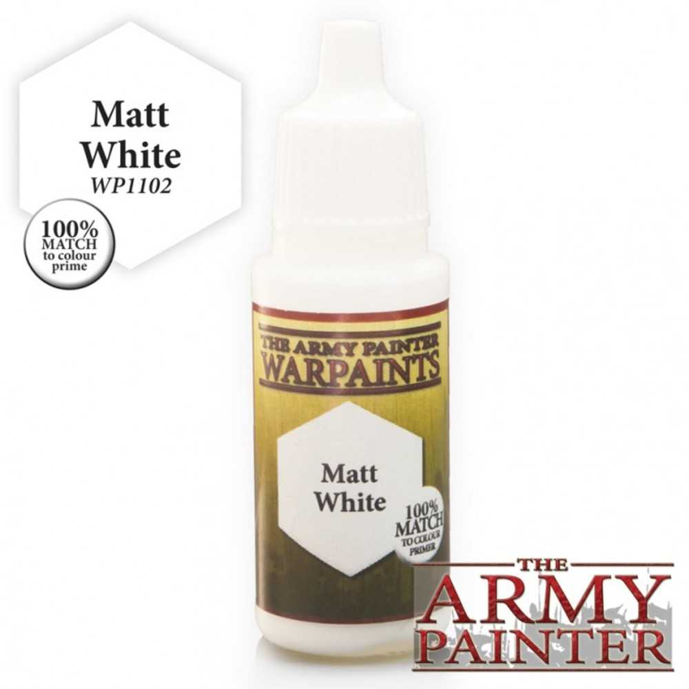 Warpaints: Matt White (18ml./0.6 Oz.)