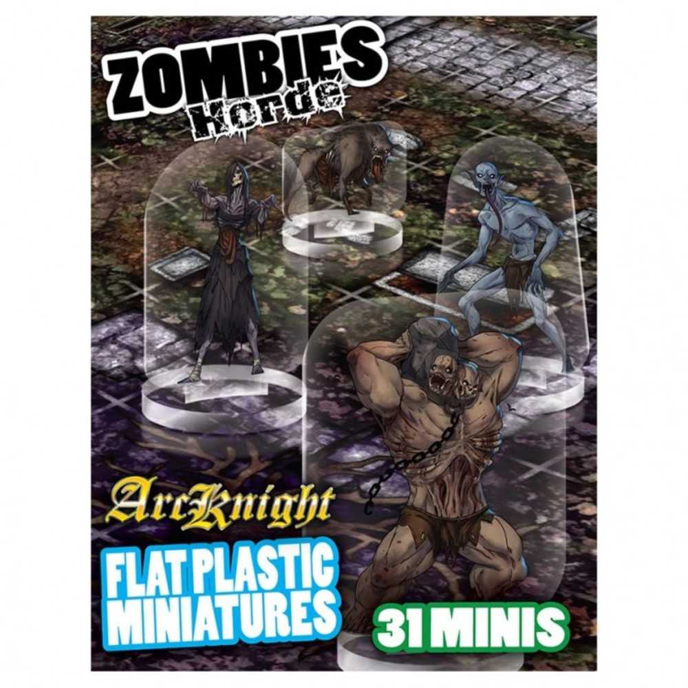 Flat Plastic Miniatures: Zombies Horde