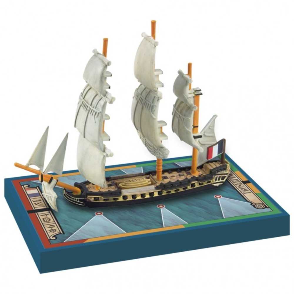 Signed: French Proserpine 1785 Frigate