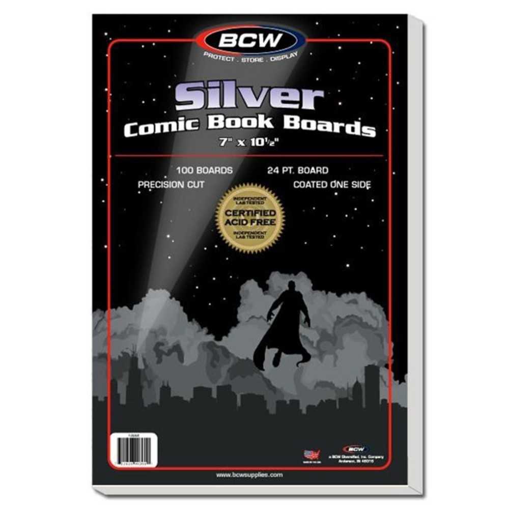 Silver Backer Boards (100)