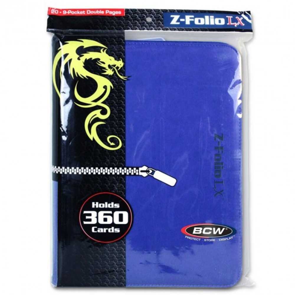 Binder: 9pkt: Zipper Folio: Lx Bu