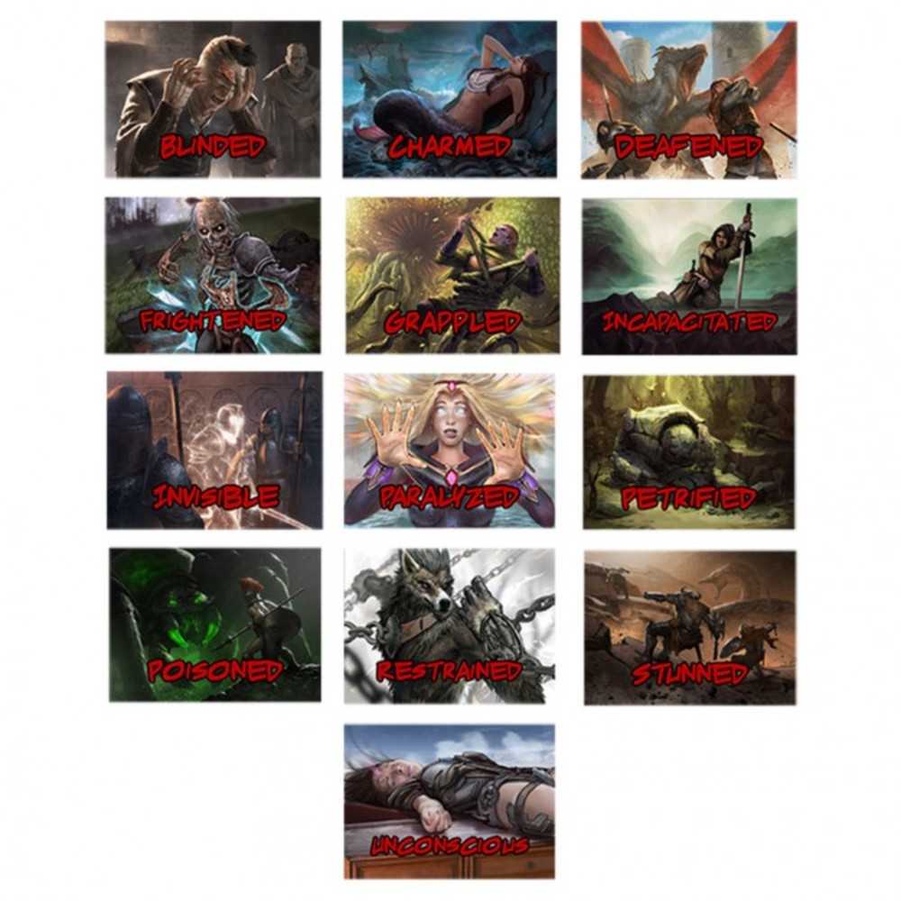 Dn D 5 E Role Playing Game Condition Cards