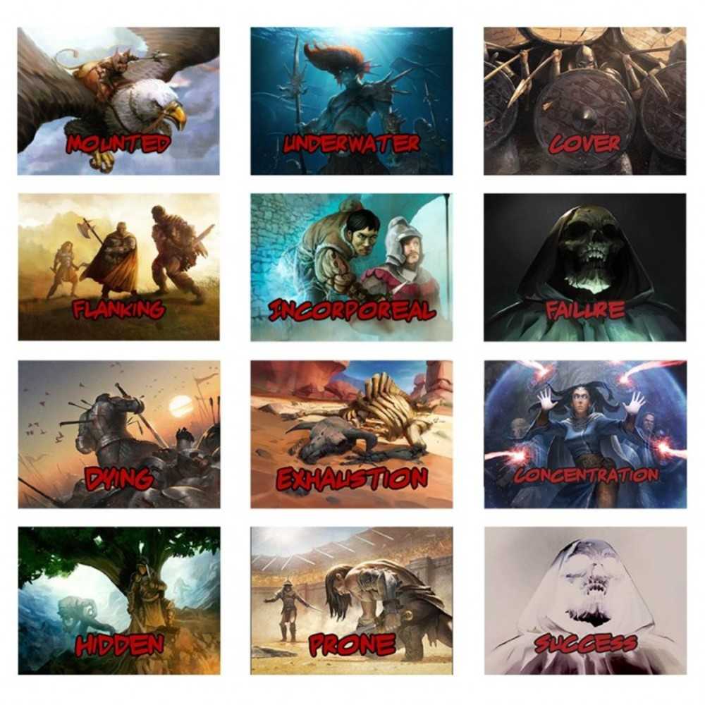 Dn D 5 E Role Playing Game Combat Cards