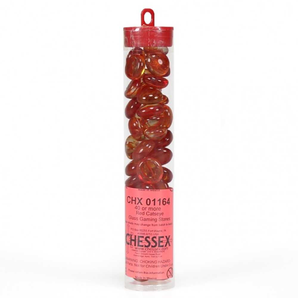 Glass Stones Tube: Rd Catseye (40)