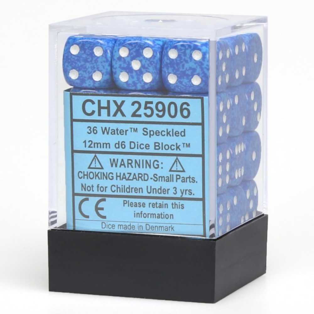 D6 Cube12mm Sp Water (36)