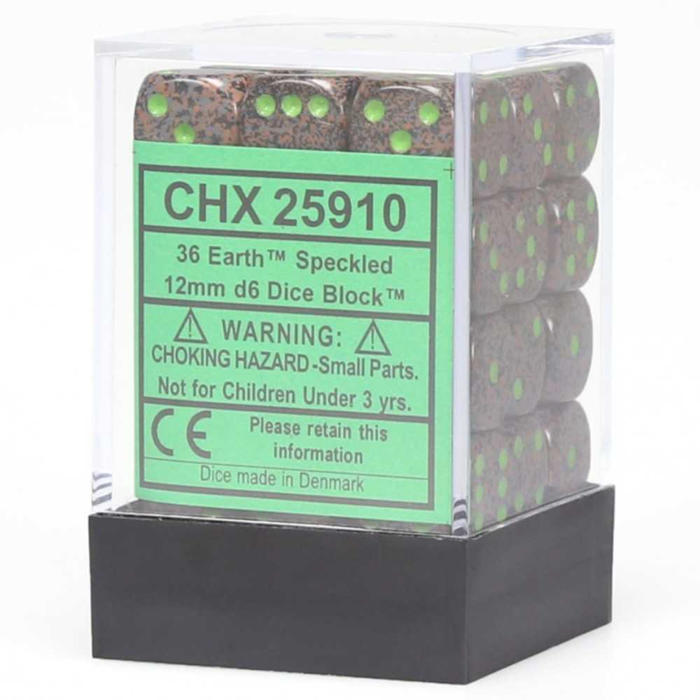 D6 Cube12mm Sp Earth (36)