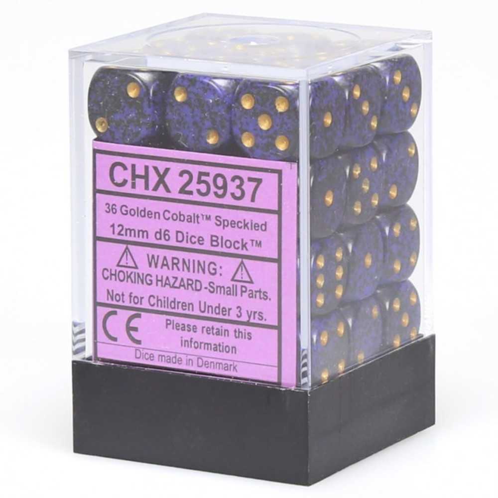D6 Cube12mm Sp G.Cobalt (36)