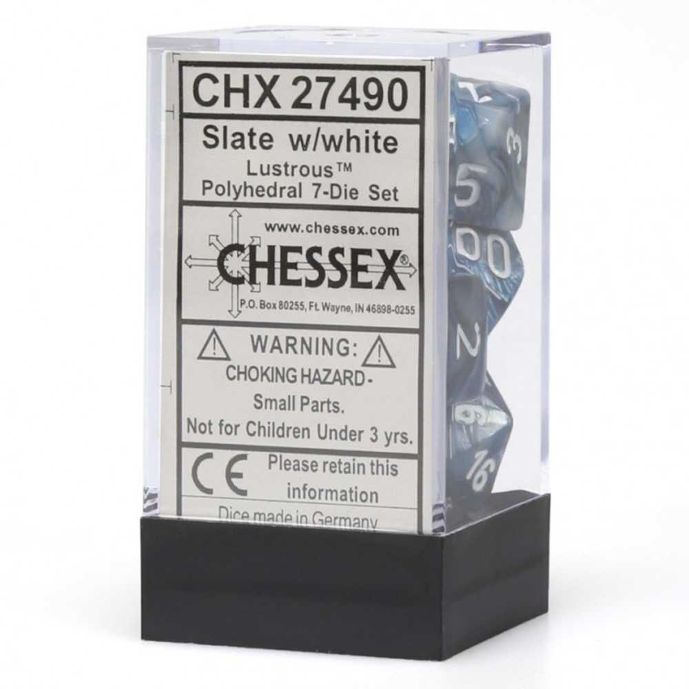 7 Set Cube Lustrous Slate/Wh