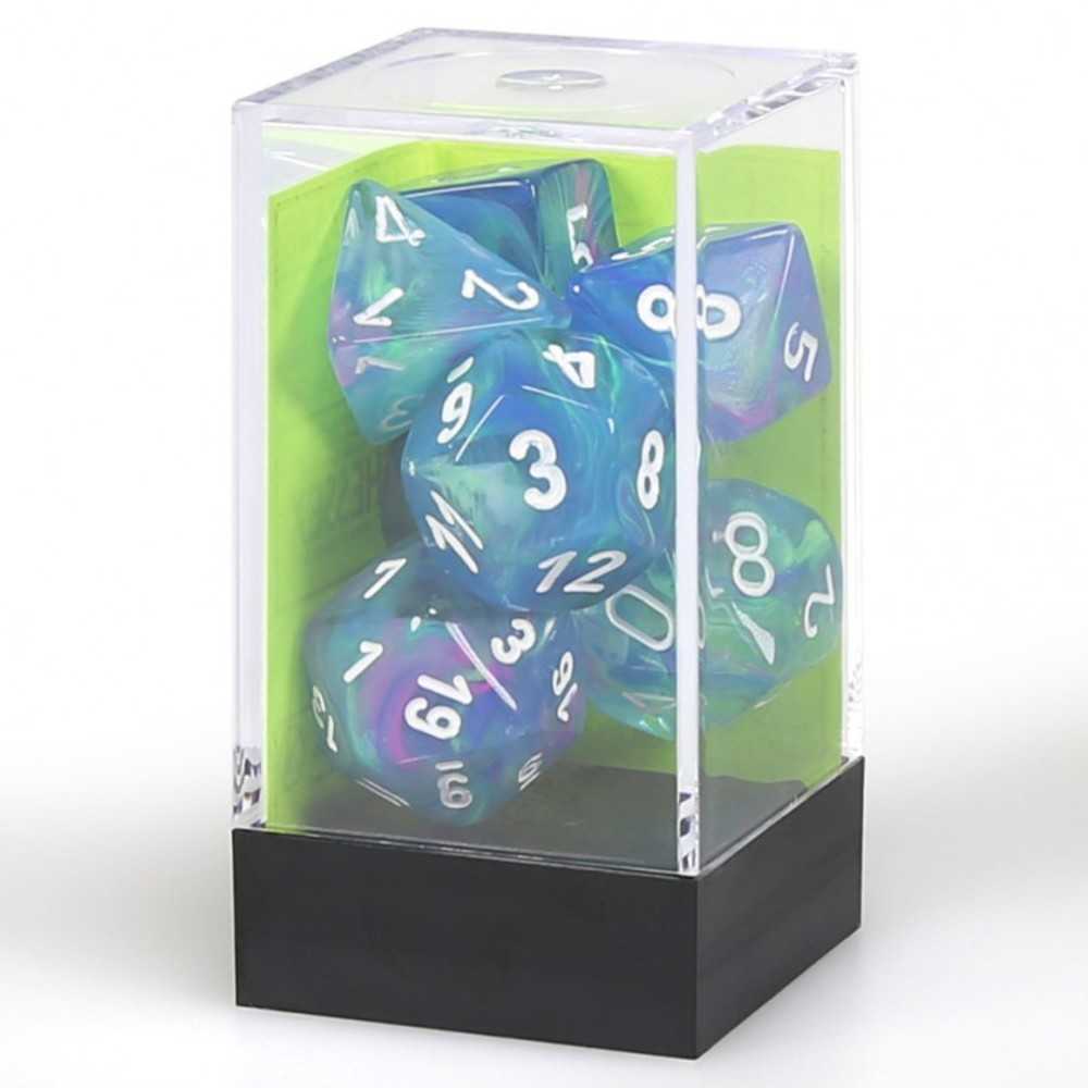 7 Set Cube Festive Waterlily Wh