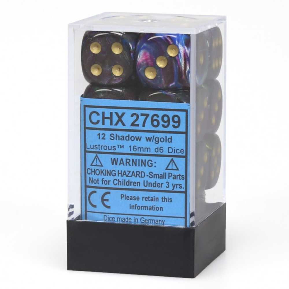 D6 Cube16mm Lustrous S Hgd (12)