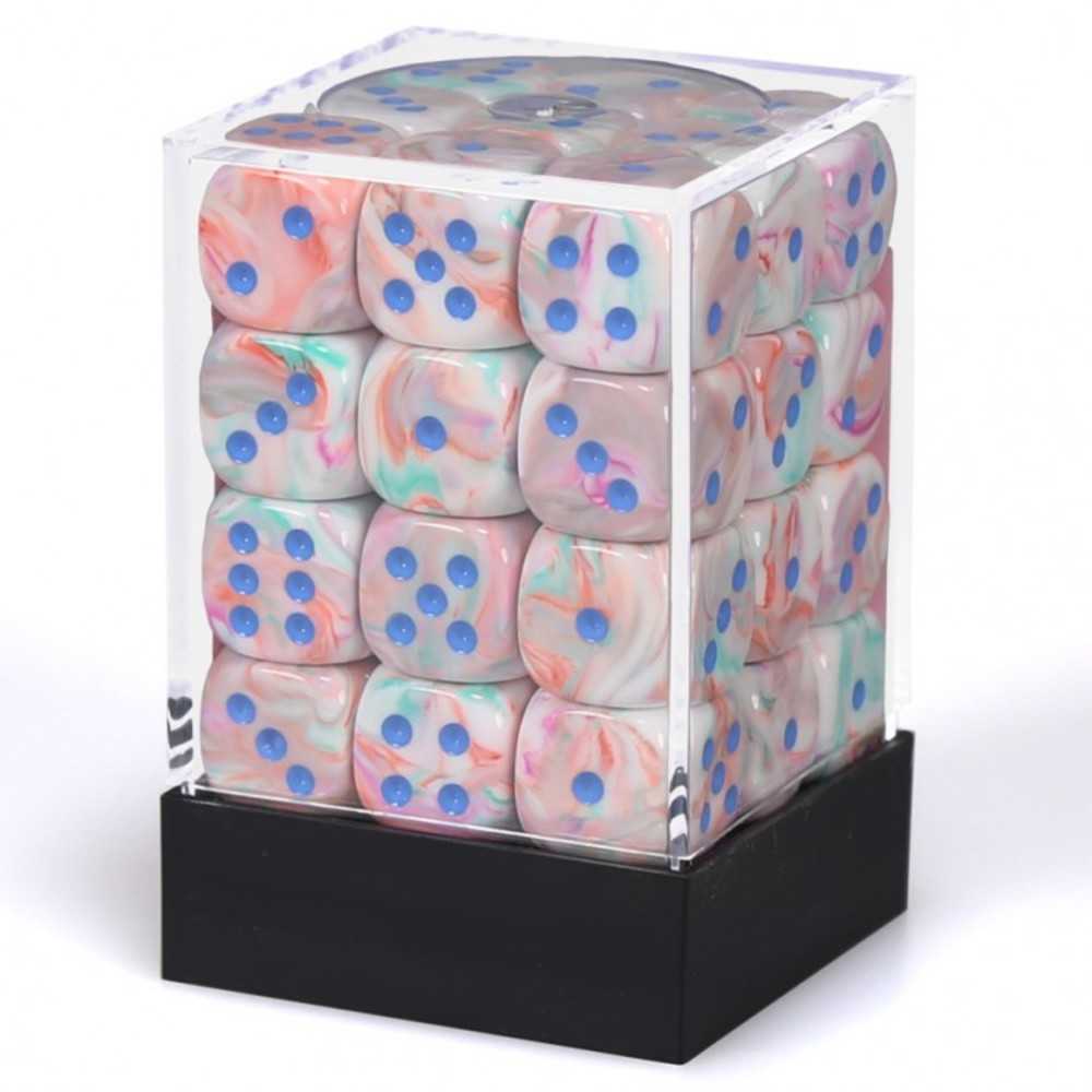 D6 Cube12mm Festive Pop Art Bu (36)