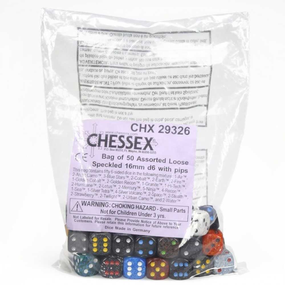 D6 Bag16mm Sp W/Pips (50)