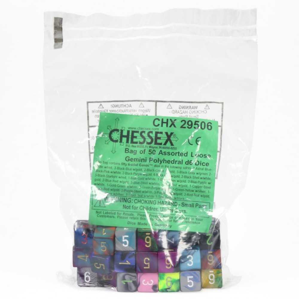 D6 Bag Gemini W/Numbers (50)