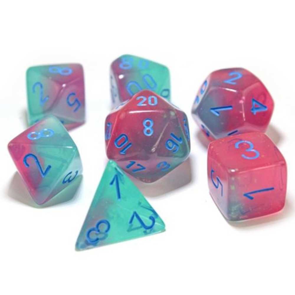 7 Set Cube Lab Dice Luminary Gemin Grp Kbu