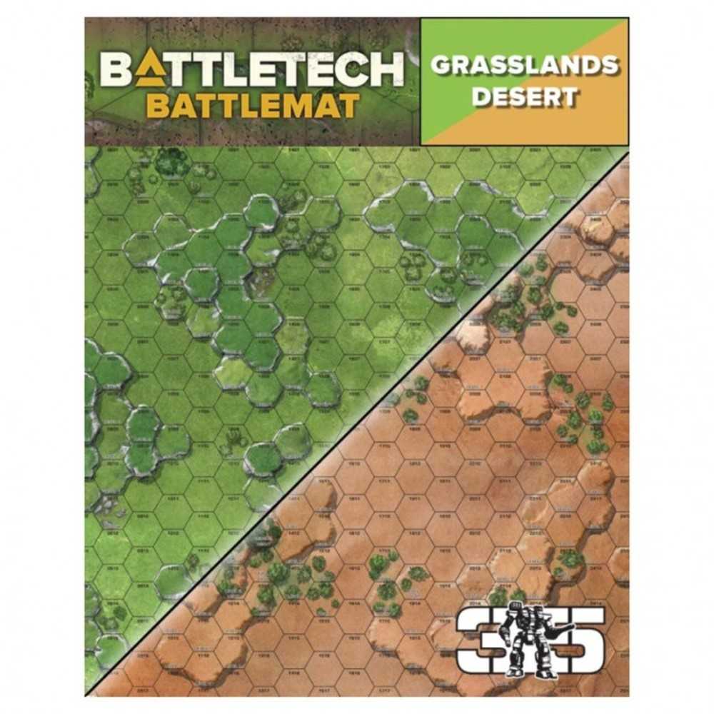 Bt: Battle Mat: Grasslands Desert