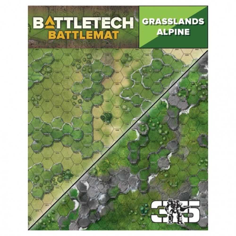 Bt: Battle Mat: Grasslands Alpine