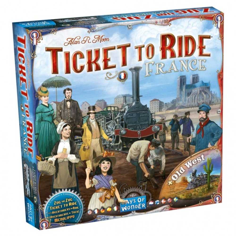 Ticket To Ride: France & Old West Map 6
