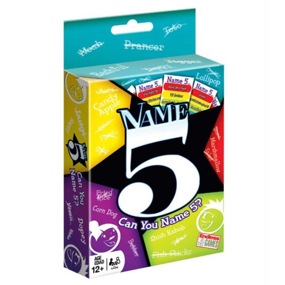 Name 5 Card Game