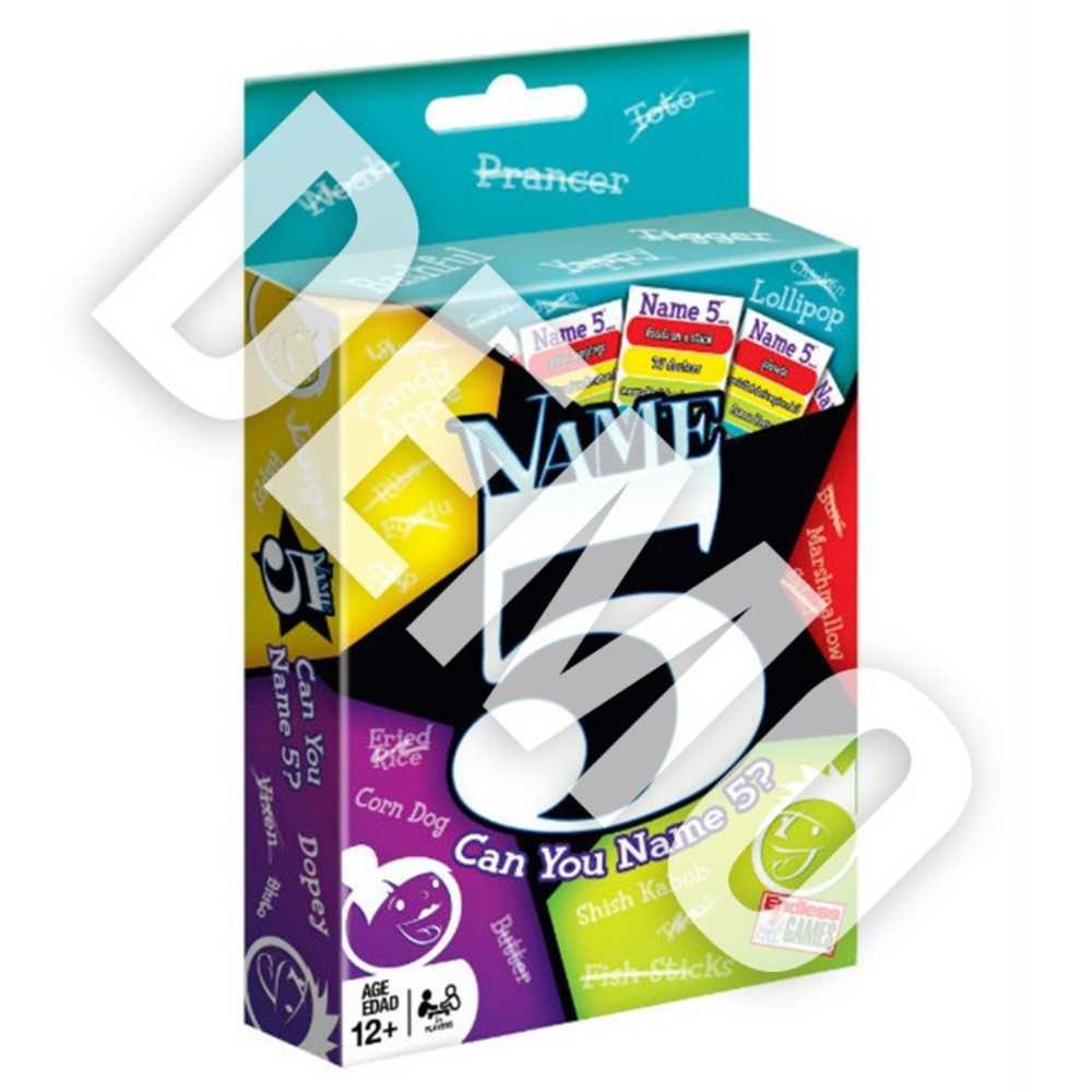 Name Five Card Game Demo