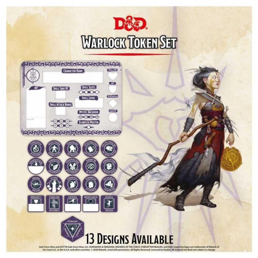 Dungeons & Dragons : Character Tokens: Warlock