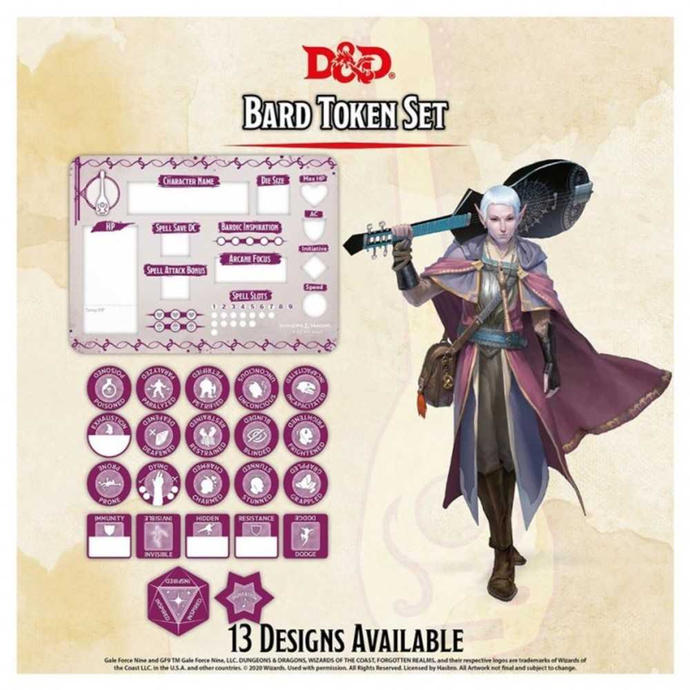 Dungeons & Dragons : Character Tokens: Bard