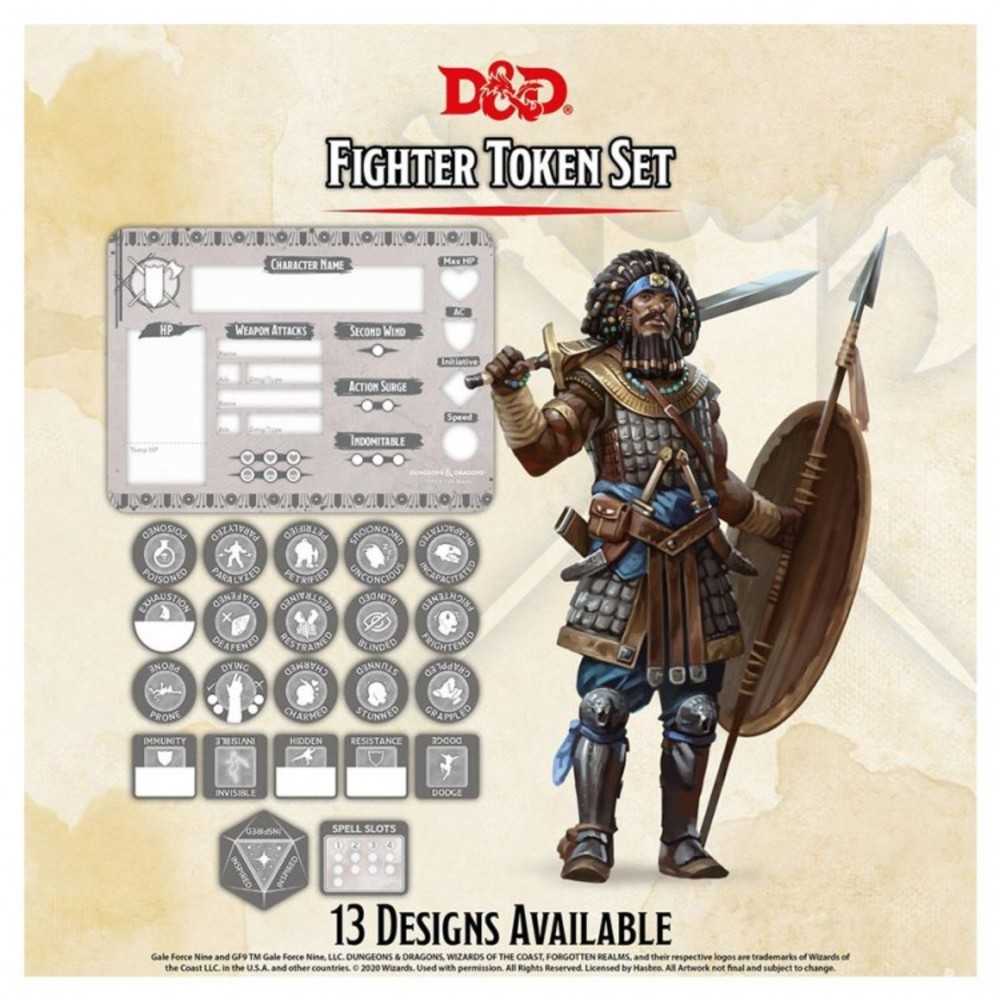 Dungeons & Dragons : Character Tokens: Fighter