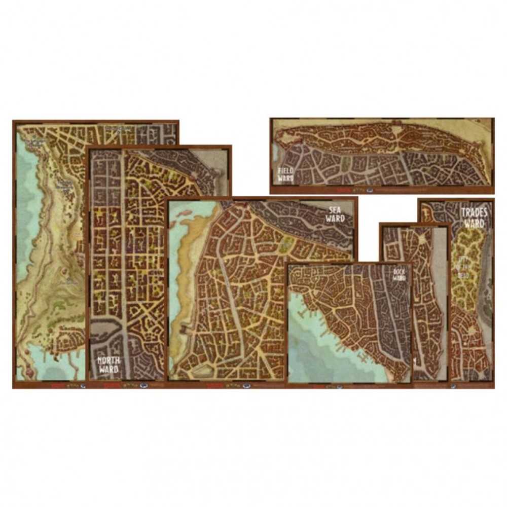 Dungeons & Dragons : Waterdeep Wards Map Set