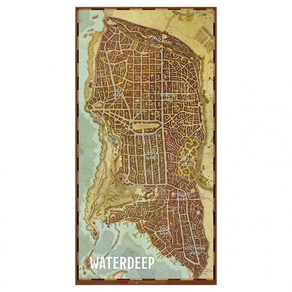 Dungeons & Dragons : Waterdeep City Map