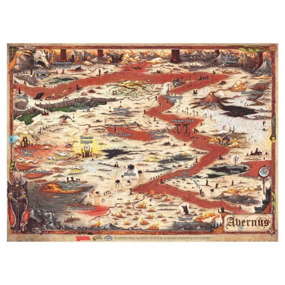 Dungeons & Dragons : Baldur's Gate Di A: Avernus Map