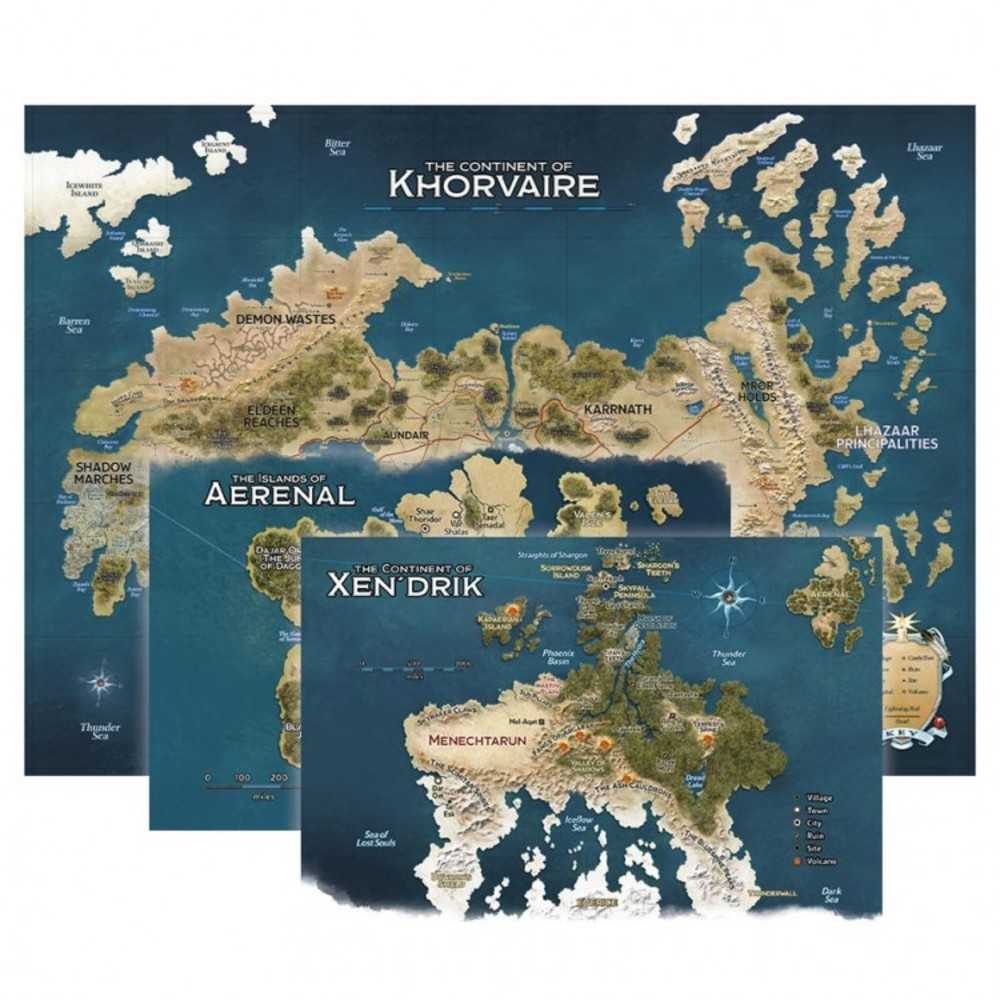 Dungeons & Dragons : Eberron: Nations Of Khorvaire Map