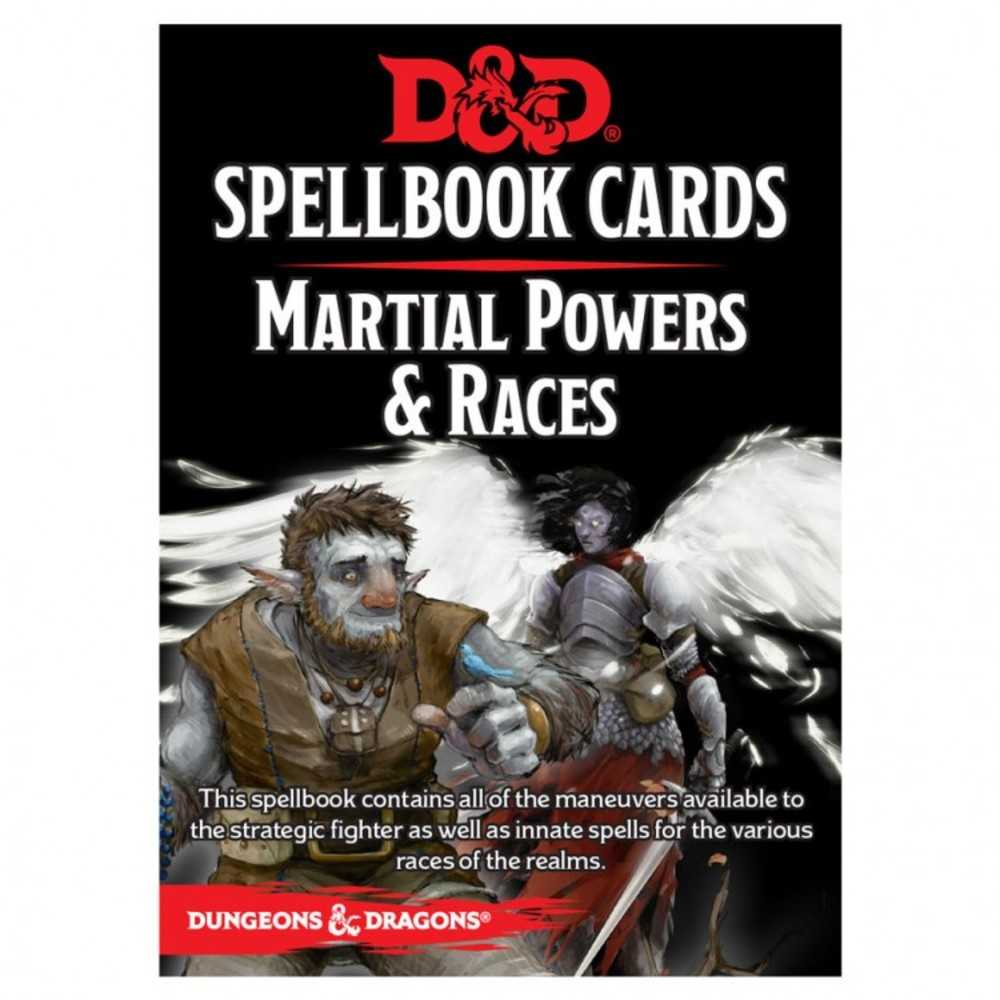 Dungeons & Dragons  Spellbook Cards: Martial & Race Deck