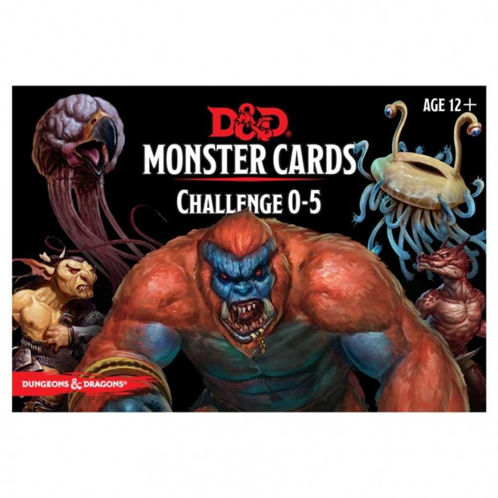 Dungeons & Dragons  Monster Cards: Challenge 0 5