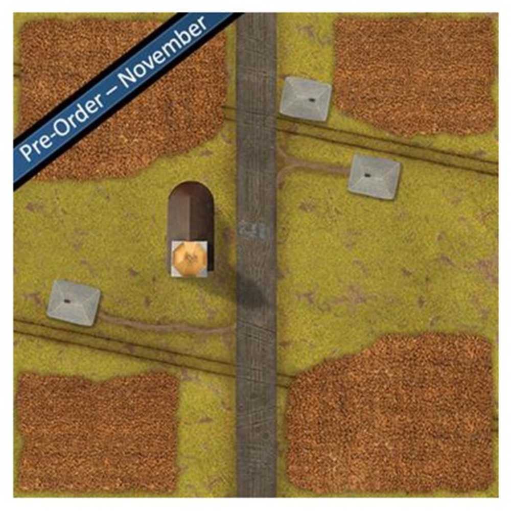 Tanks: Corn Fields Game Mat 36" X 36"