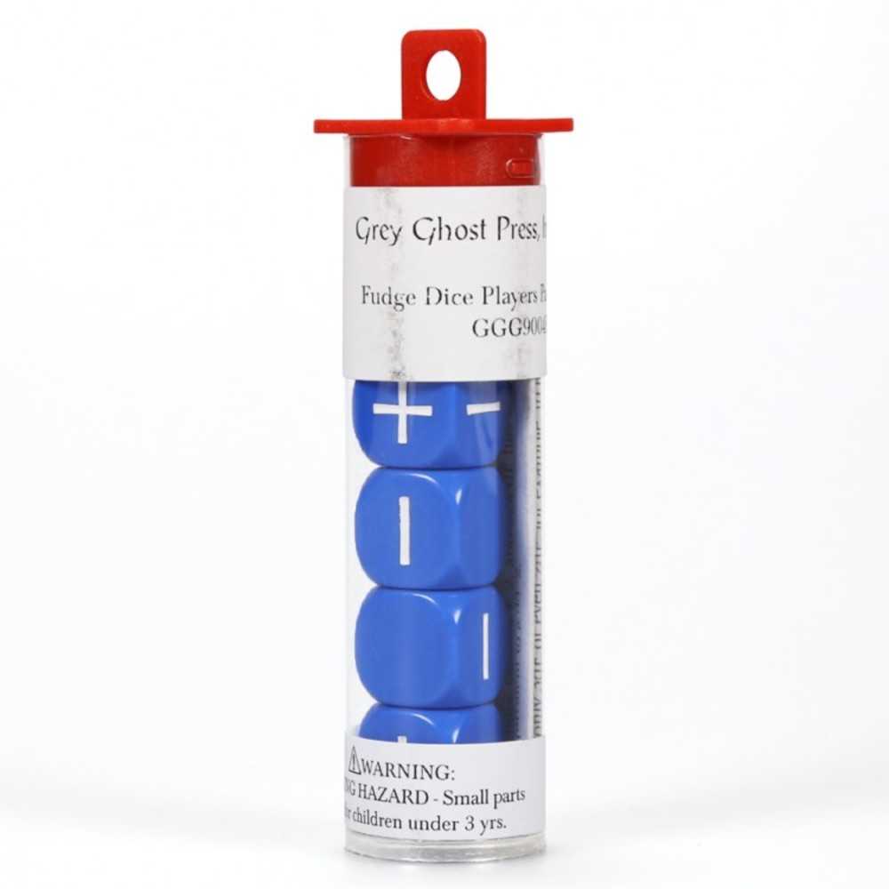 Fudge Dice Blue (4)