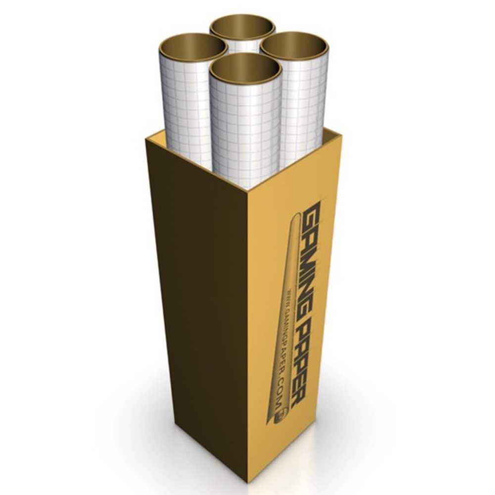 Gp: Wh 1" Square Roll Full Case (4)