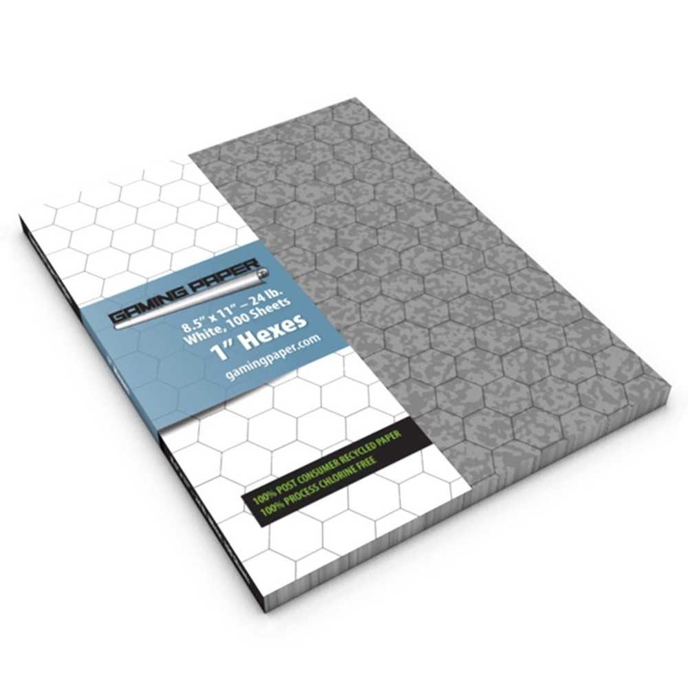 Gp: Singles: Cobblestone 1" Hex (100)