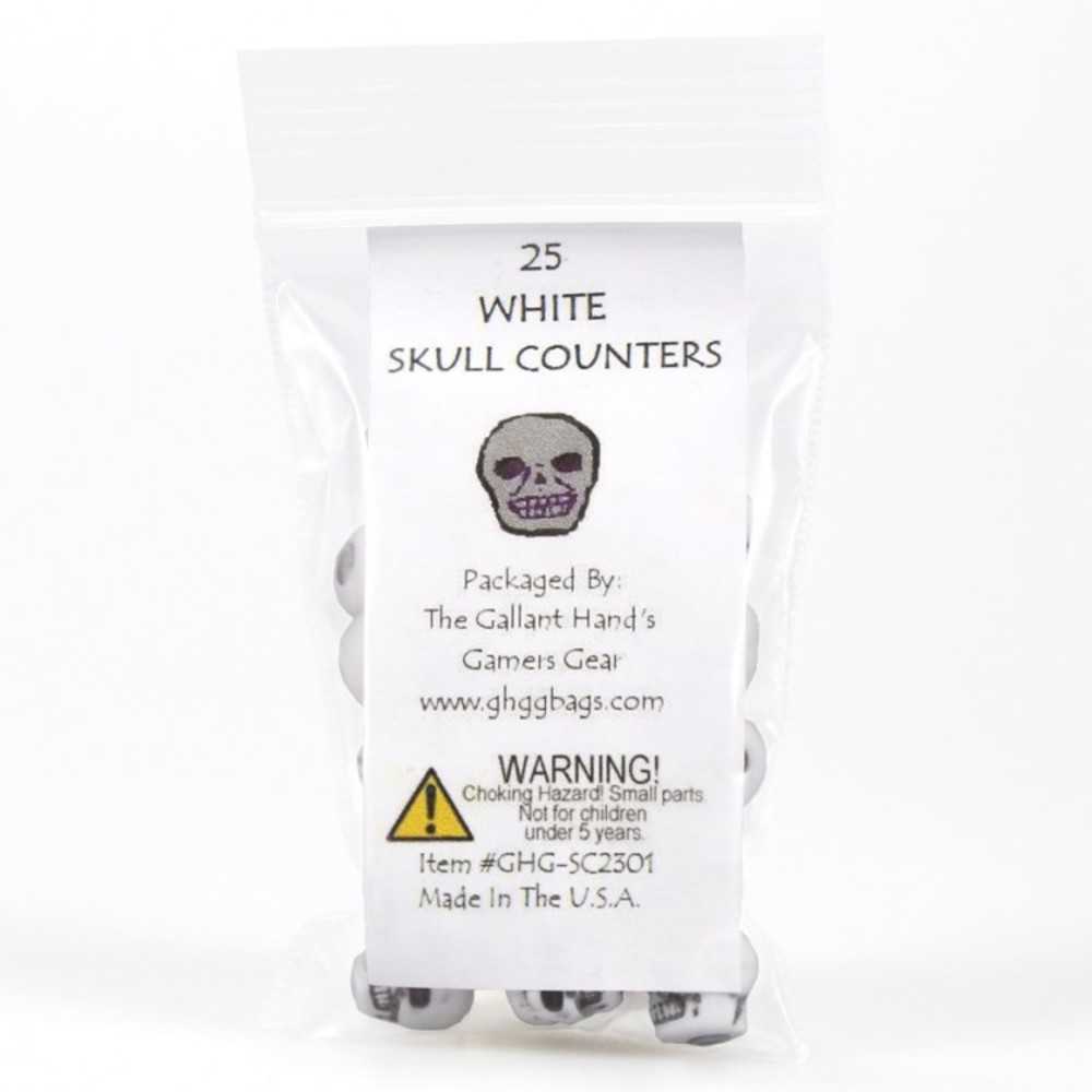 Skull Counters   White (25)