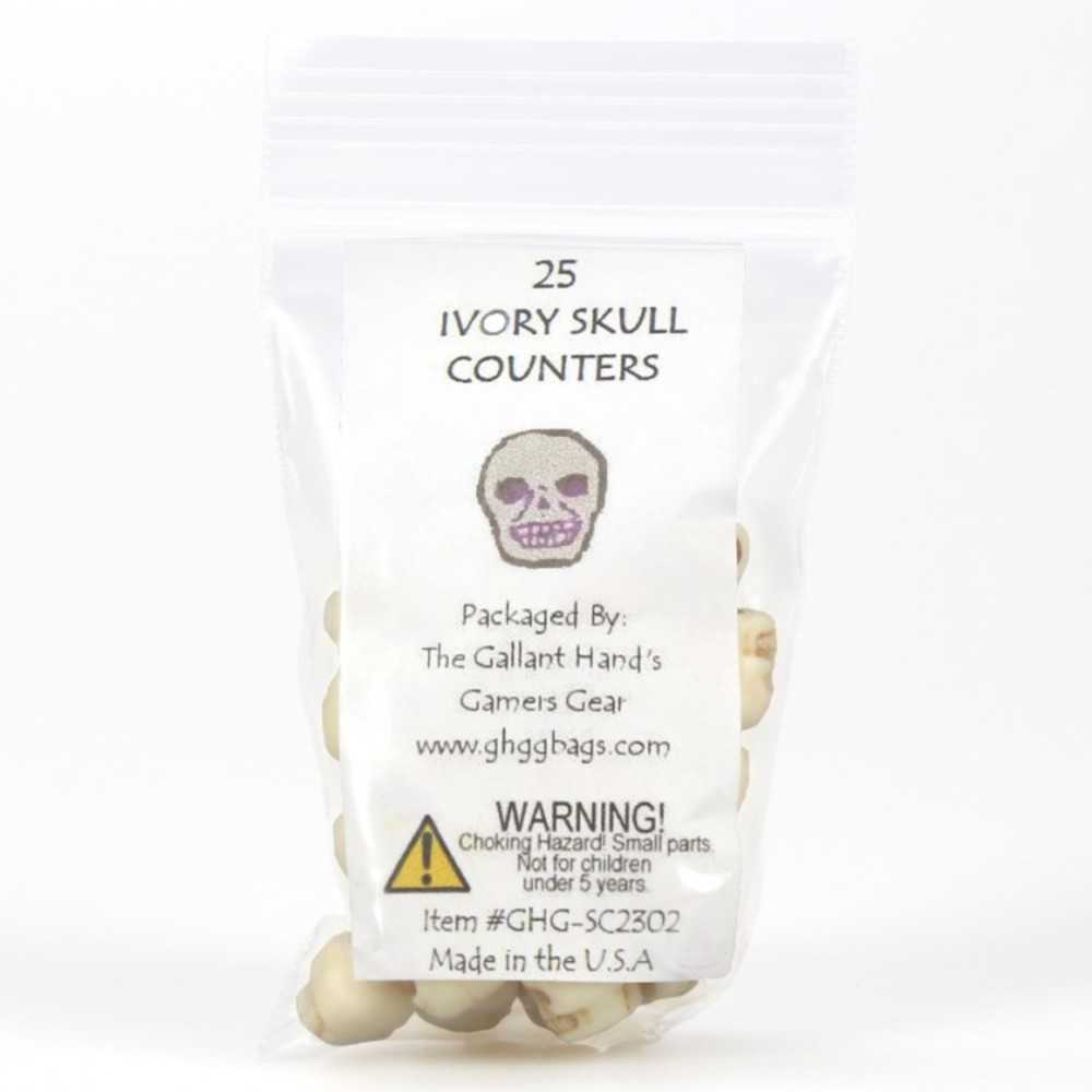 Skull Counters   Ivory (25)