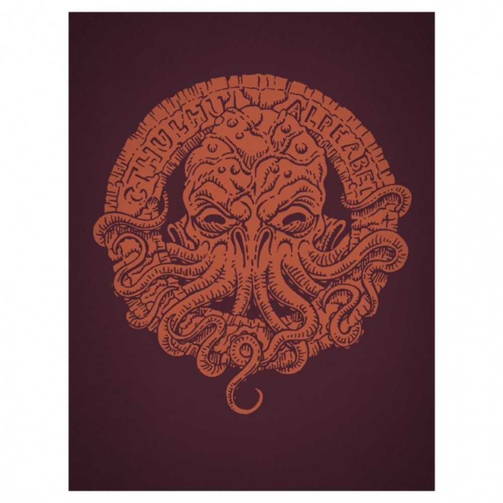 Cthulhu Alphabet: Bronze Foil (Hardcover)