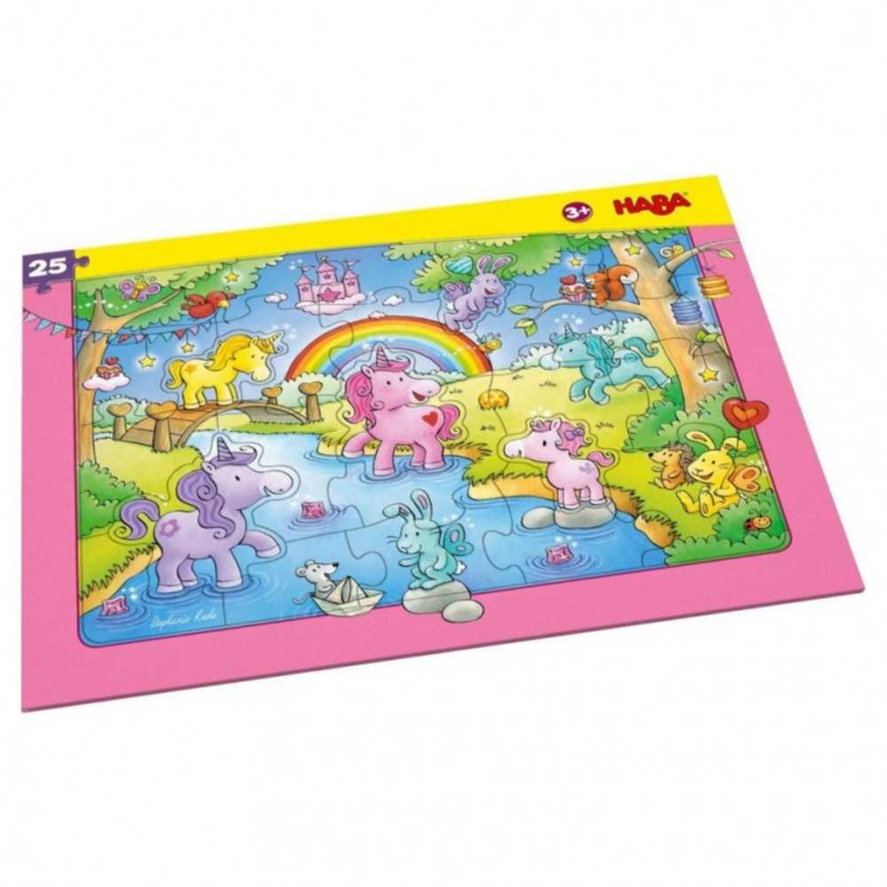 Puzzle: Unicorn Glitterluck Frame 25pc