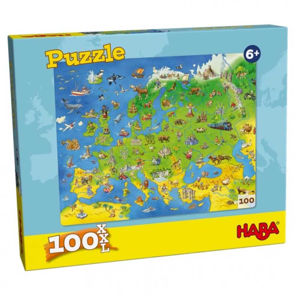 Puzzle: Europe Map 100 Pieces