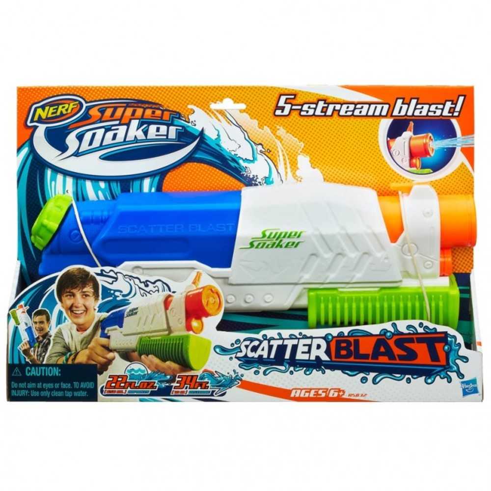 Nerf Super Soaker Scatter Blast Water Blaster  