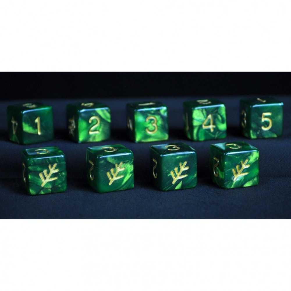 Elder Dice D6 Set: Lovecraft Elder (9)