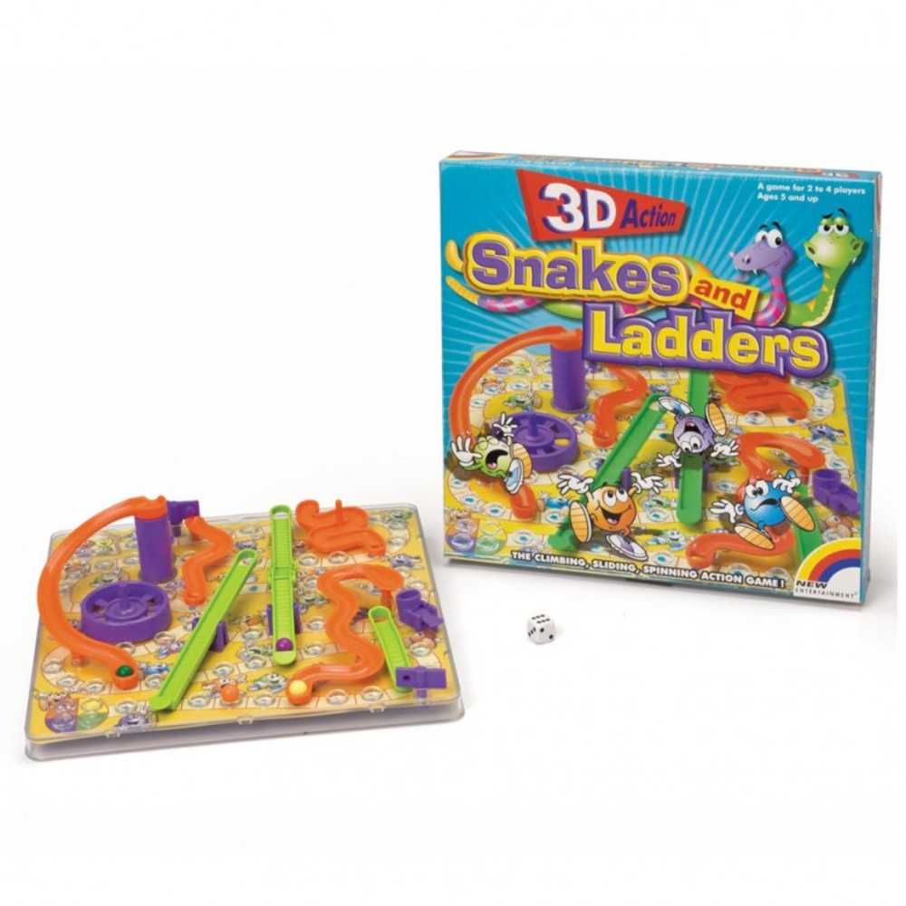 3 D Snakes & Ladders