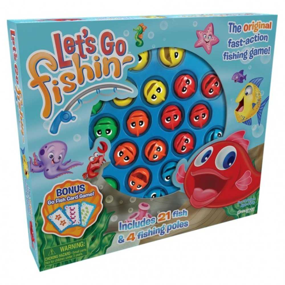 Let's Go Fishin' (Bonus Go Fish Game)