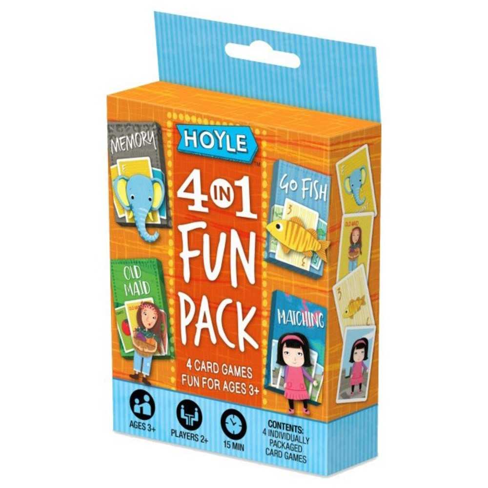 Child Card Games: 4 In 1 Fun Pack