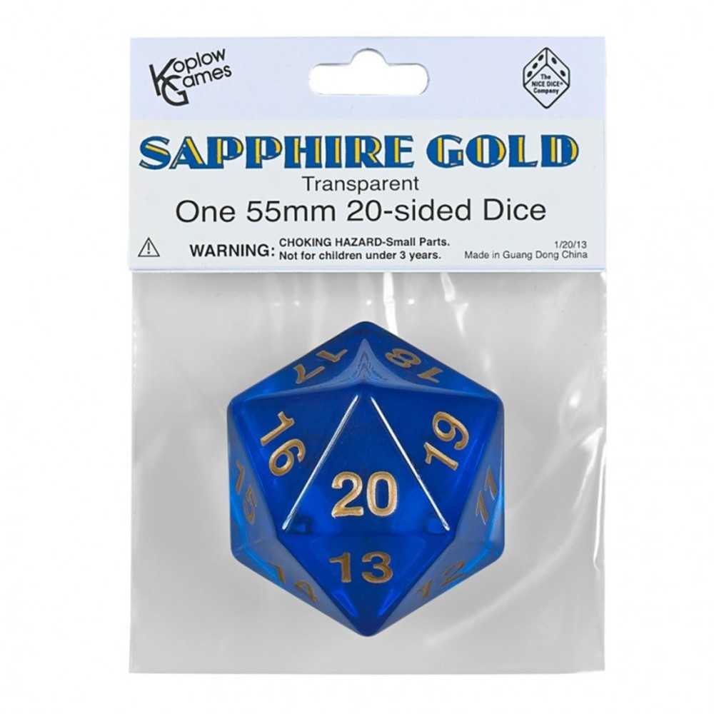 Sapph Gold Countdown D20 Tr 55mm